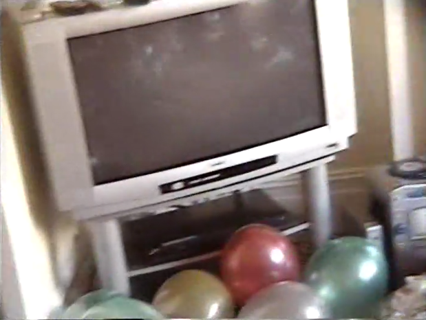 Grainy picture of an old style TV with text that reads 'under construction'